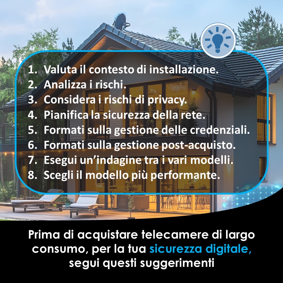 Cosa fare prima di acquistare telecamere di videosorveglianza