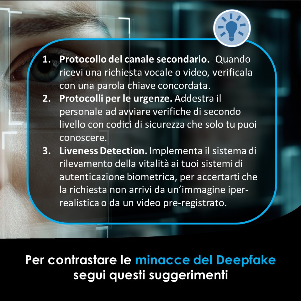 misure per contrastare le minacce del deepfake