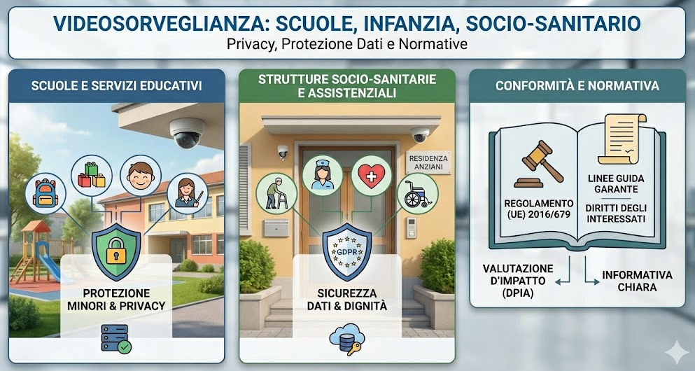videosorveglianza nelle scuole e nei servizi educativi per l’infanzia