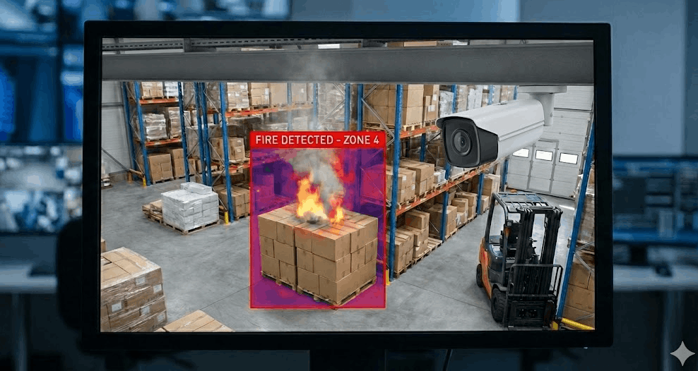 video analisi tecnologia intelligente per la rilevazione incendi