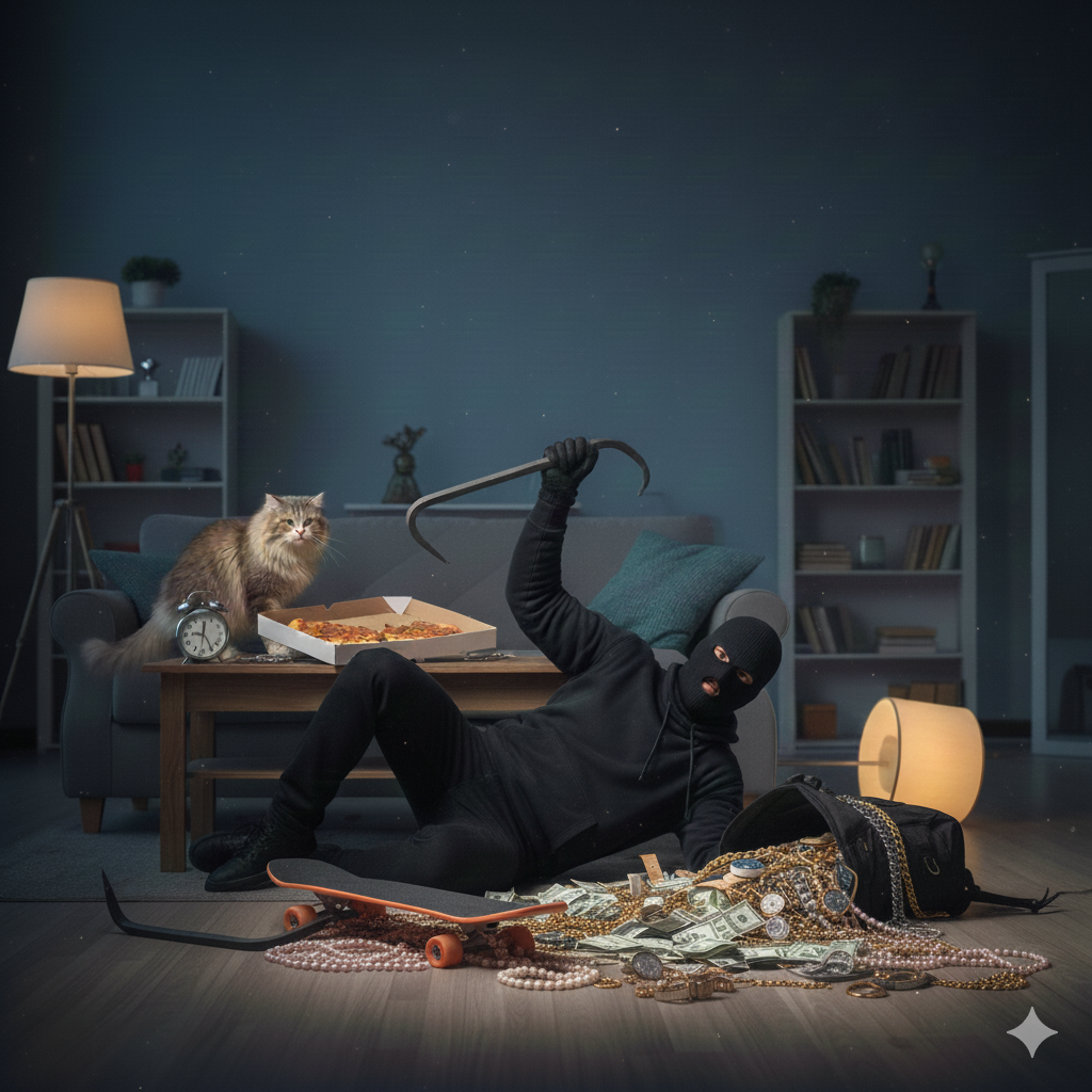 come comportarsi se un ladro si fa male in casa