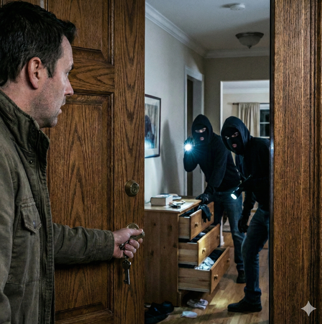 Cosa fare se sorprendi dei ladri a rubare in casa