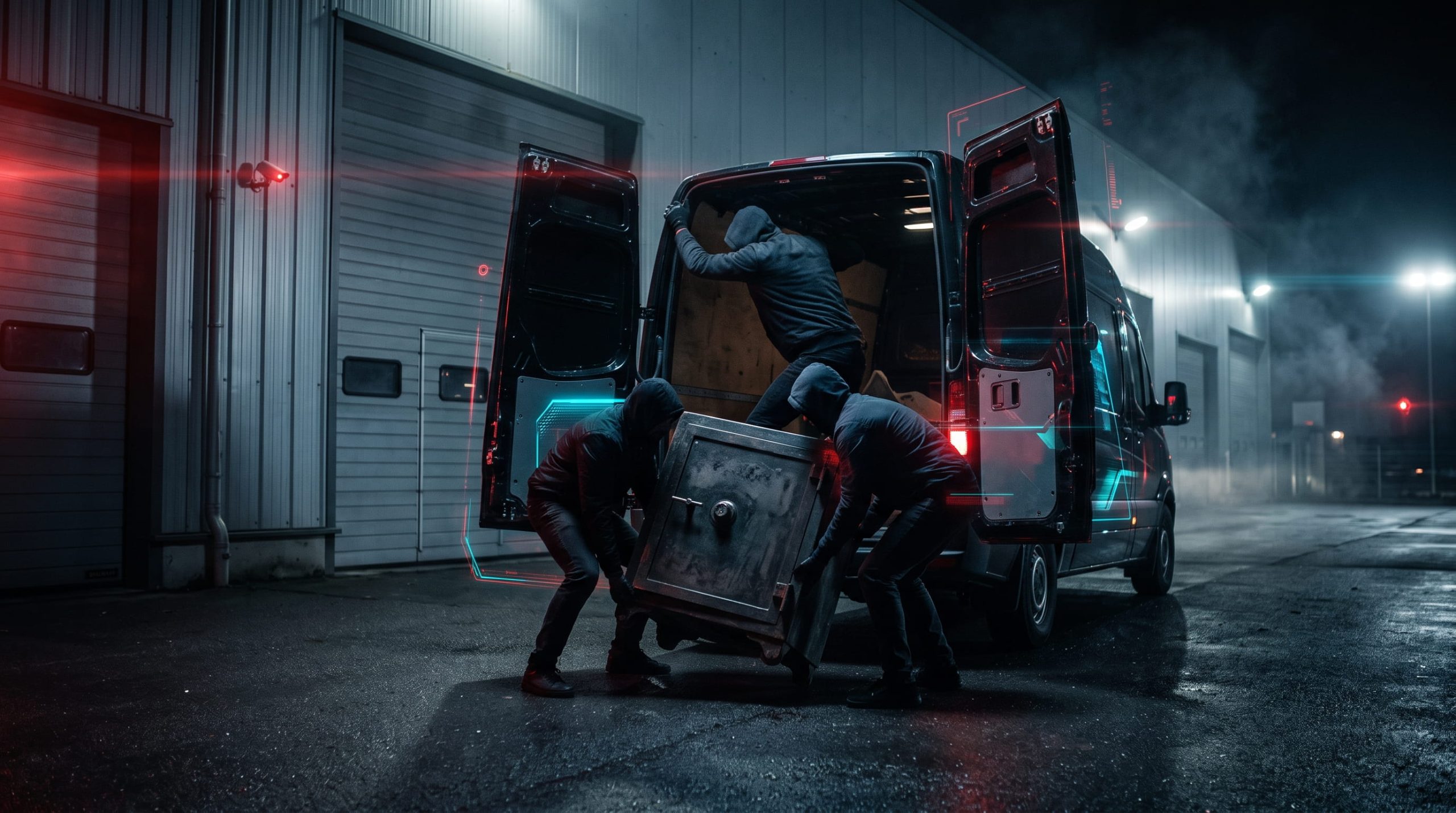 salerno, furto alla medac srl la cassaforte sradicata e il grande inganno della videosorveglianza passiva